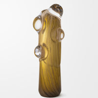 Self Generating Form in Amber and Chestnut II