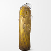 Self Generating Form in Amber and Chestnut II