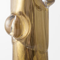 Self Generating Form in Amber and Chestnut II