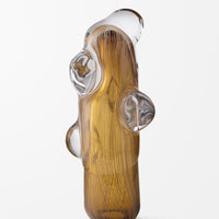 Self Generating Form in Amber and Chestnut I