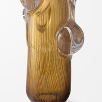 Self Generating Form in Amber and Chestnut I