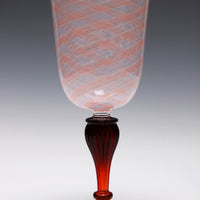 Orange Reticello Goblet I