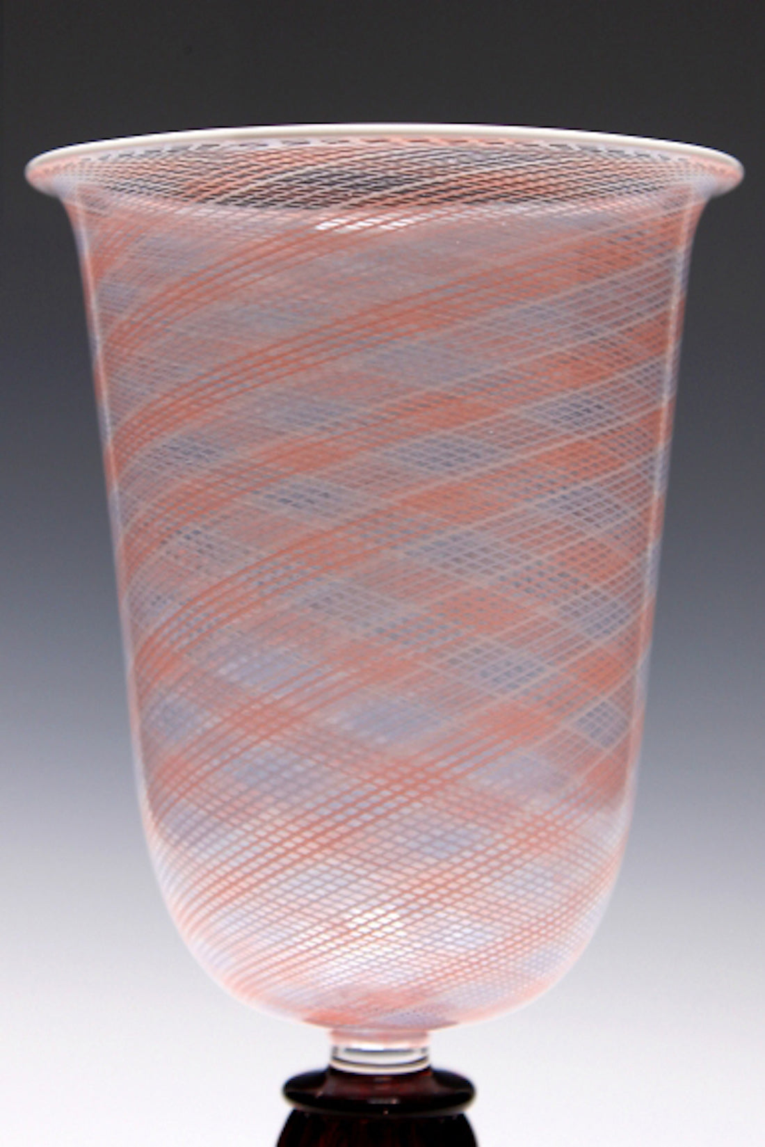 Orange Reticello Goblet I