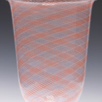 Orange Reticello Goblet I