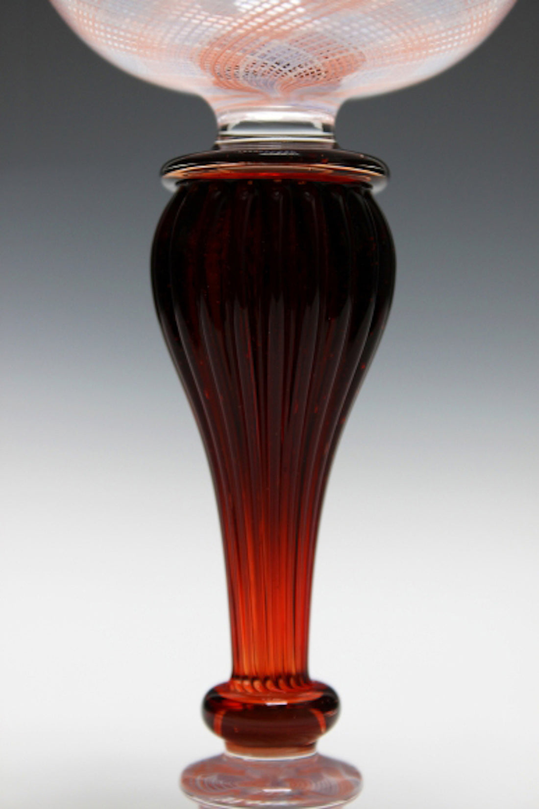 Orange Reticello Goblet I