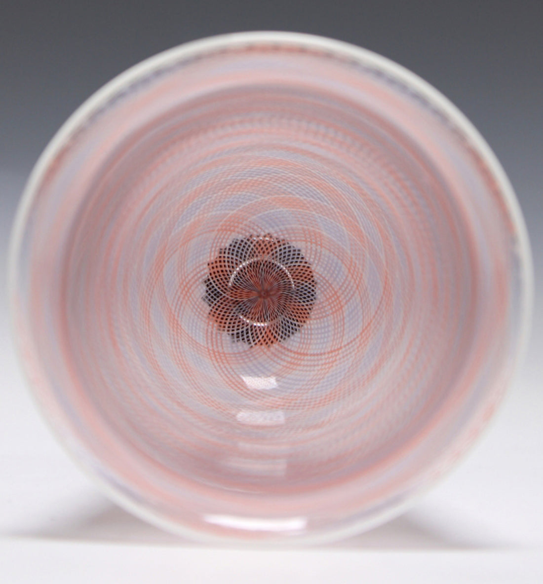 Orange Reticello Goblet I