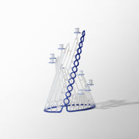 Blue & White Menorah