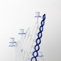 Blue & White Menorah