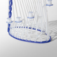 Blue & White Menorah