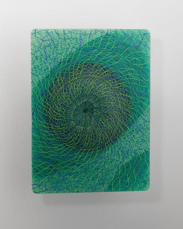 Extroverre Green and Blue Wall Piece