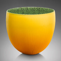 Introverre Yellow and Green Vessel
