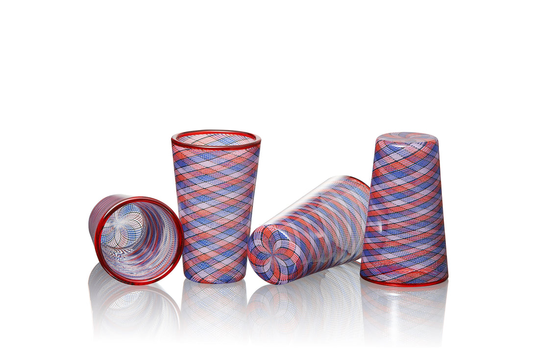 Rainbow Pint Glass Set